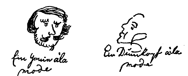 Genius � la mode/dumb � la mode